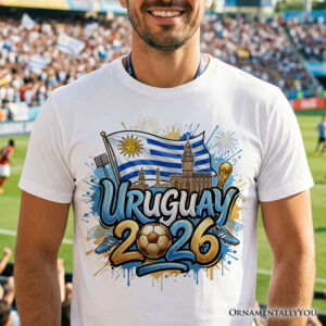 Uruguay 2026 FIFA World Cup Soccer Tee NWT sz L